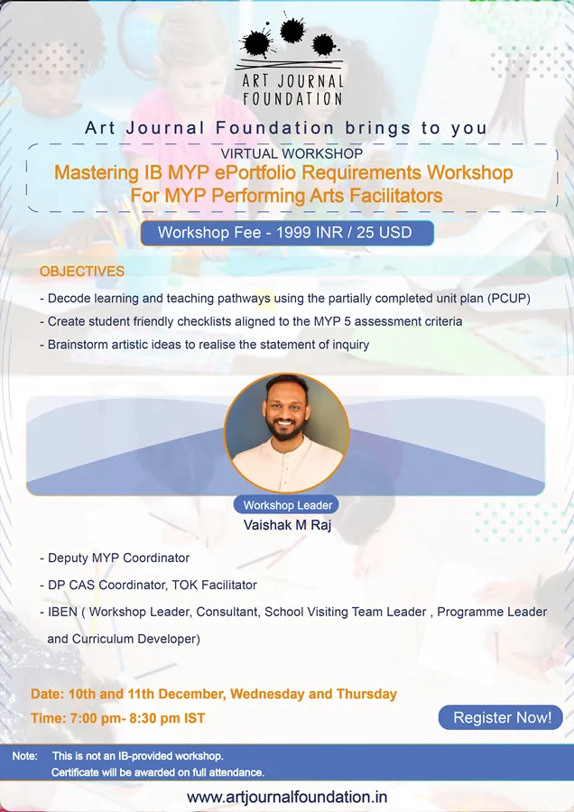Mastering IB MYP ePortfolio (Performing Arts)